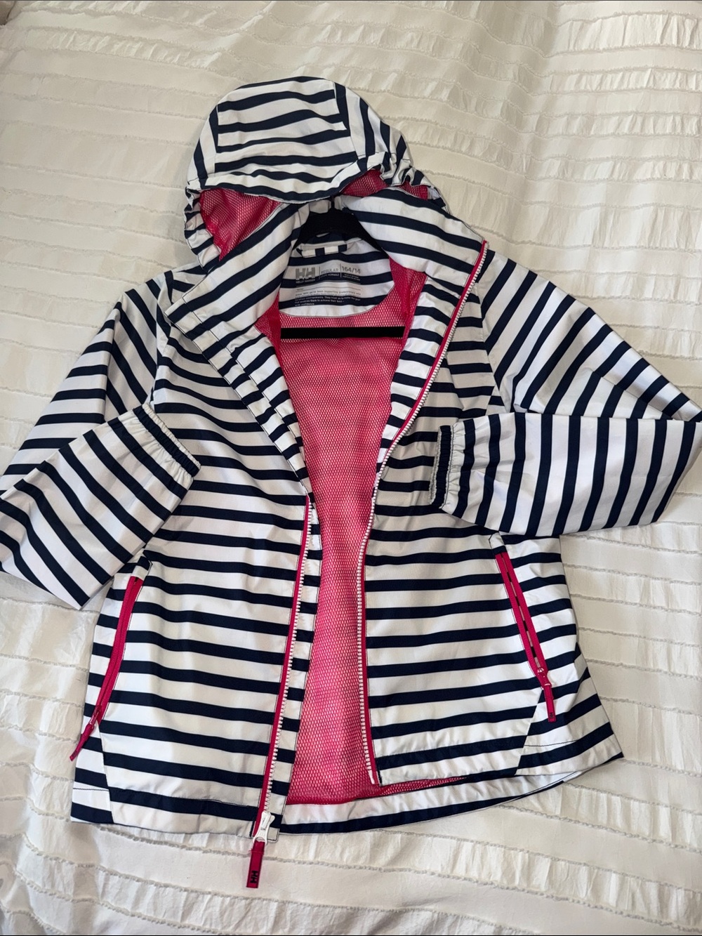 NWOT Sz 14 Helly Hansen Windbreaker Rain Jacket